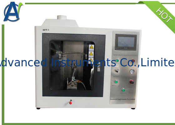 Ελεγκτής NFPA 701Flammability για τη διάδοση φλογών των κλωστοϋφαντουργικών προϊόντων και των συσκευών ταινιών