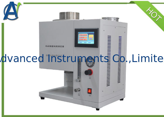 Ελεγκτής υπολειμμάτων άνθρακα μικροϋπολογιστών ASTM D4530 MCRT για το λαδώνοντας πετρέλαιο