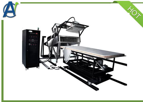 Εξοπλισμός δοκιμής πυρκαγιάς υλικού κατασκευής σκεπής με το κάψιμο των εμπορικών σημάτων από ENV 1187 και το ISO 12468-1