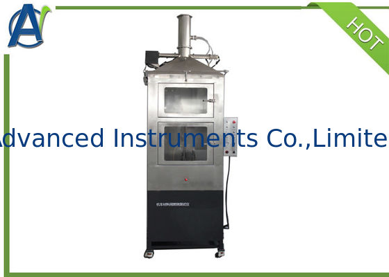 Εξοπλισμός δοκιμής ευφλέκτου συμπεριφοράς DIN 54837 καίγοντας για το υλικό οχημάτων σιδηροδρόμων